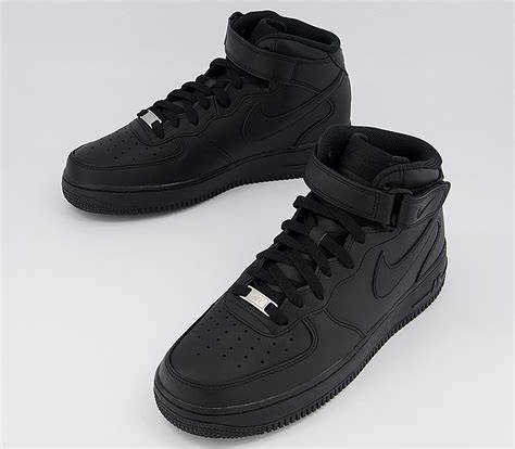 air force 1 mid black